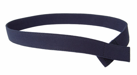 MYSELF BELTS - Navy Solid Canvas Print Easy Velcro Belt For Toddlers/Kids