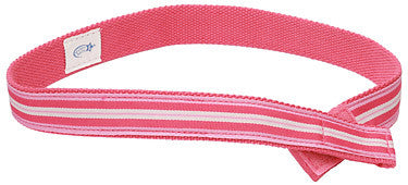 MYSELF BELTS - Pink Stripe Print Easy Velcro Belt For Toddlers/Kids