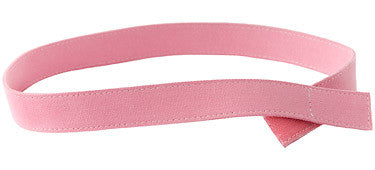 MYSELF BELTS - Solid Pink Canvas Easy Velcro Belt For Toddlers/Kids