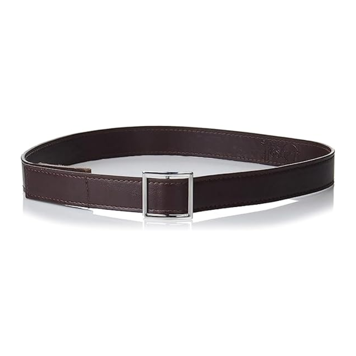 Dark Brown Leather Toddler/Girls/Boys Belt - Easy Fasten - Buckle Included