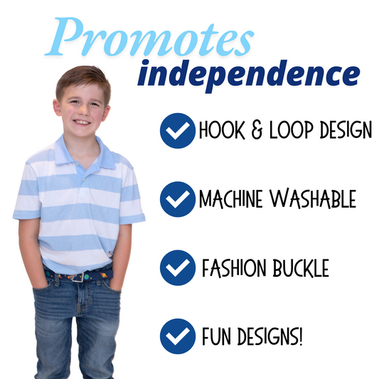 Outer Space Toddler/Boys Belt - Easy Fasten - Buckle Included-Belt-Myself Belts