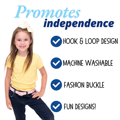 Ballet Shoes Toddler/Girls Belt - Easy Fasten - Buckle Included-Belt-Myself Belts
