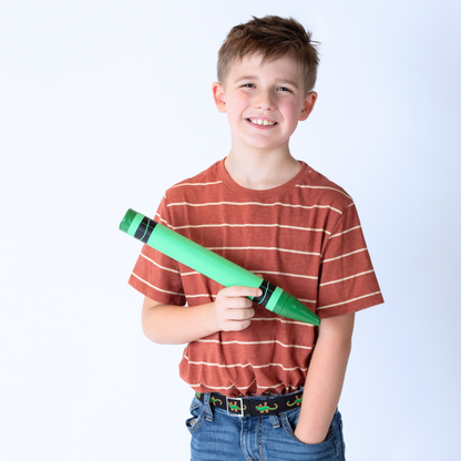 Lizard Toddler/Boys Belt - Easy Fasten - Buckle Included-Belt-Myself Belts