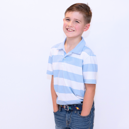 Outer Space Toddler/Boys Belt - Easy Fasten - Buckle Included-Belt-Myself Belts