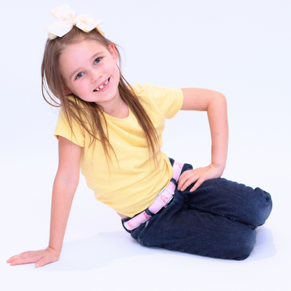 Ballet Shoes Toddler/Girls Belt - Easy Fasten - Buckle Included-Belt-Myself Belts