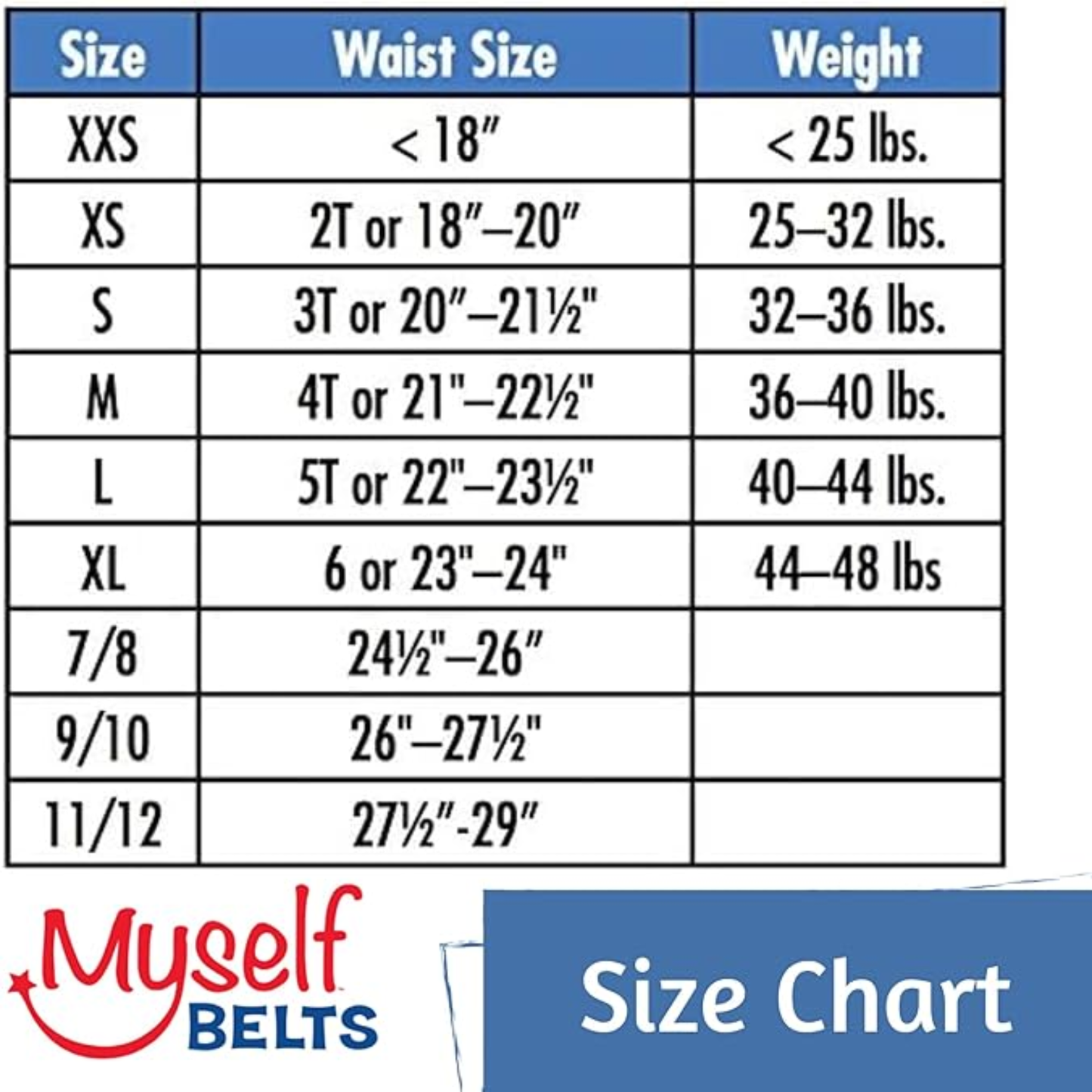 Black Leather Toddler/Girls/Boys Belt - Easy Fasten - Buckle Included