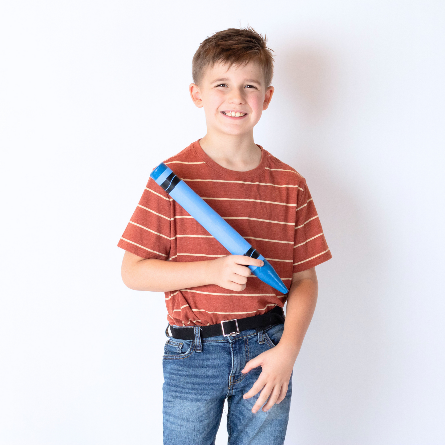 Solid Black Twill Toddler, Girls, or Boys Belt - Easy Fasten - Buckle Included