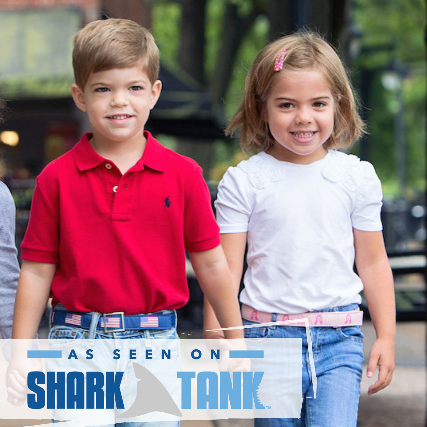Train Print Toddler/Boys Belt - Easy Fasten - Buckle Included