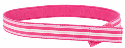 Pink Stripe Toddler/Girls Belt - Easy Fasten - Buckle Included