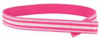 Pink Stripe Toddler Girls Velcro Belt – Myself Belts