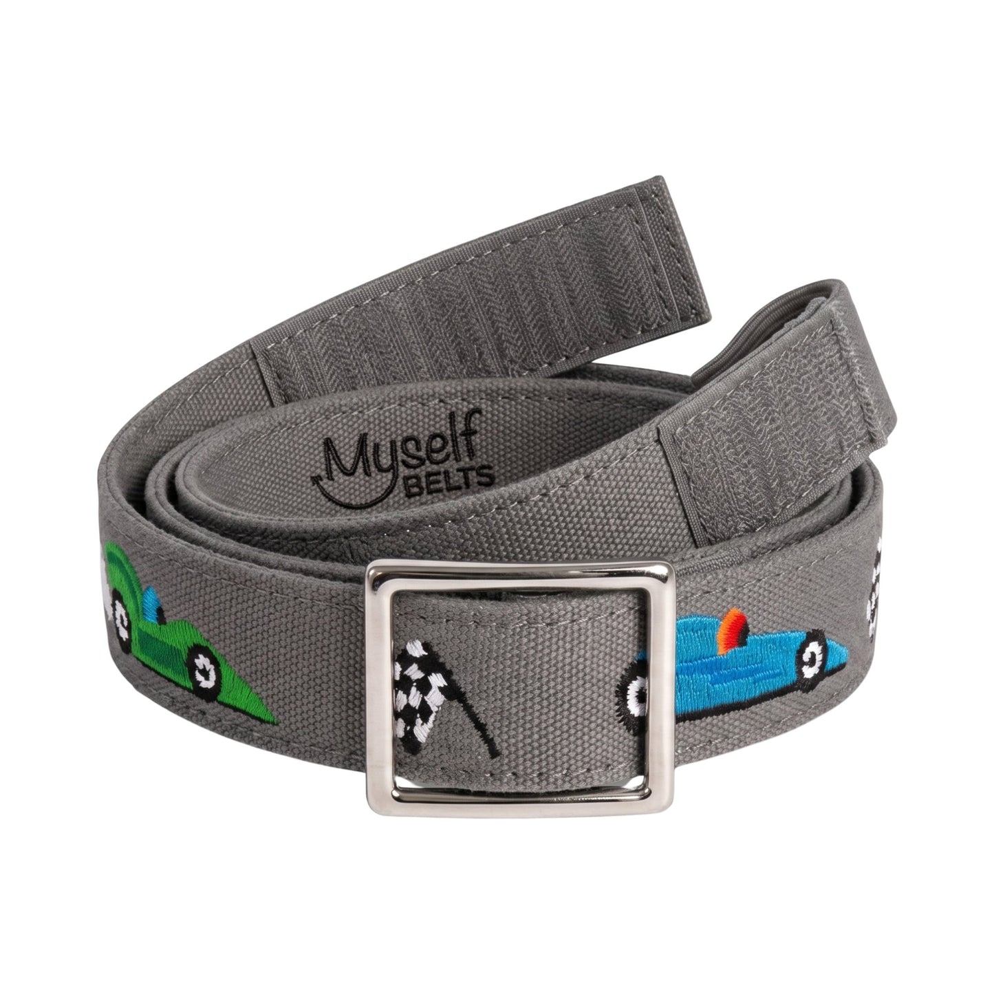 Race Car Toddler/Boys Belt - Easy Fasten - Buckle Included