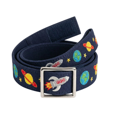 Outer Space Toddler/Boys Belt - Easy Fasten - Buckle Included