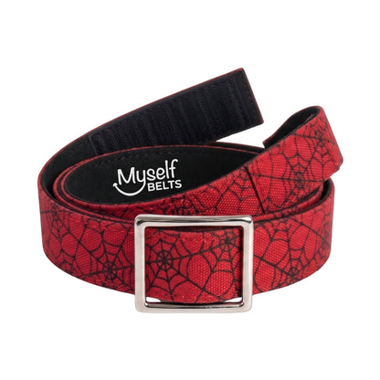Spider Web Toddler/Boys Belt - Easy Fasten - Buckle Included-Belt-Myself Belts