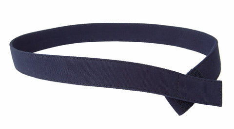 Co of MYSELF BELTS - Navy Solid Canvas Print Easy Velcro Belt For Toddlers/Kids