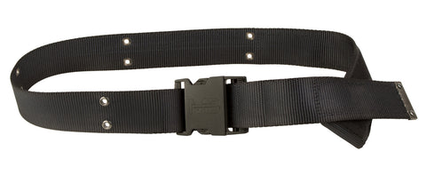 MYSELF BELTS - Rugged Nylon Easy Velcro Belt with Faux Buckle