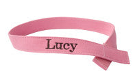 MYSELF BELTS - Solid Pink Canvas Easy Velcro Belt For Toddlers/Kids