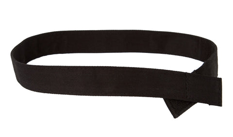 MYSELF BELTS - Solid Black Twill Easy Velcro Belt For Toddler/Kids