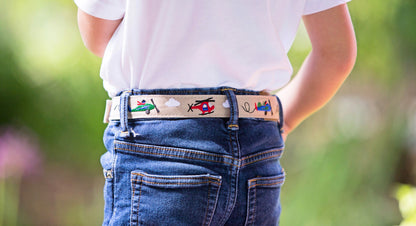 Helicopter Toddler/Boys Belt - Easy Fasten - Buckle Included-Belt-Myself Belts