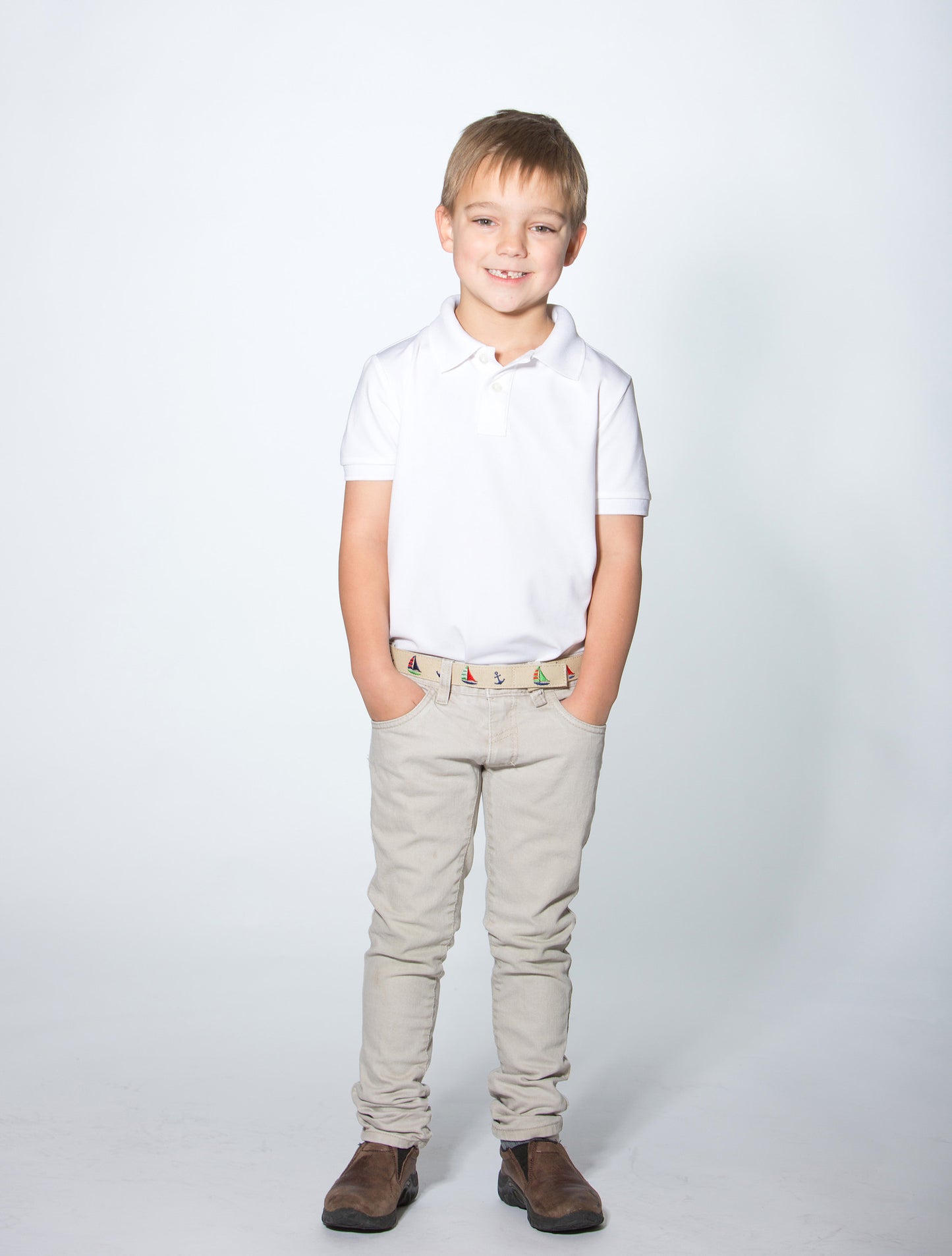 Sailing Todder/Boys Belt - Easy Fasten - Buckle Included